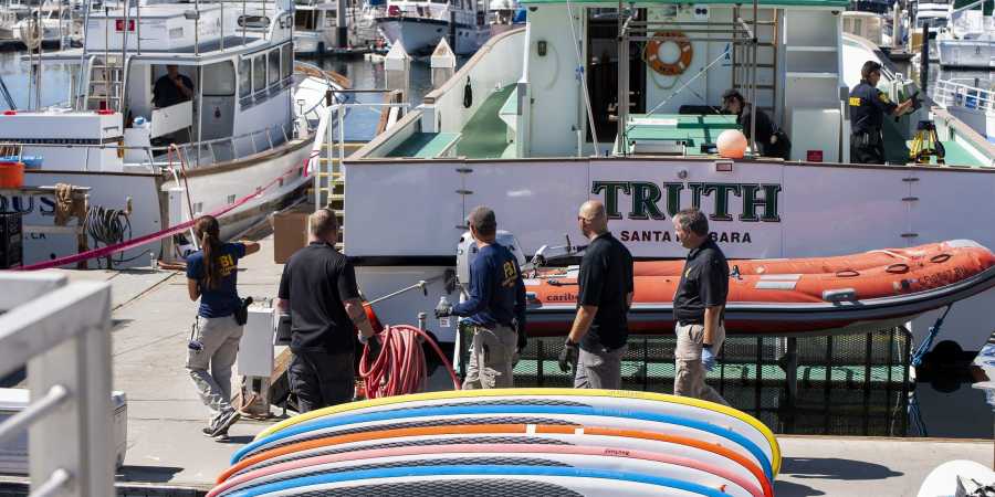 Search warrants served in California boat fire investigation