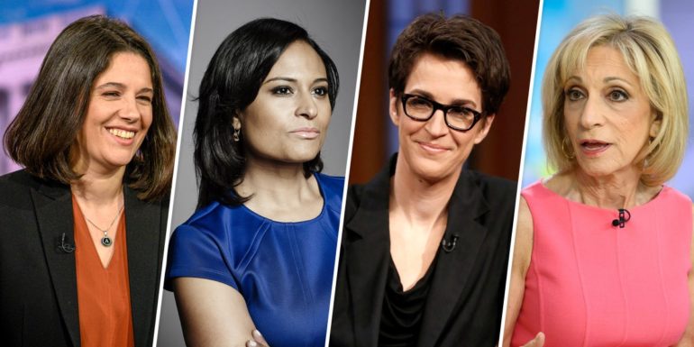 MSNBC names four renowned female journalists as moderators for November debate